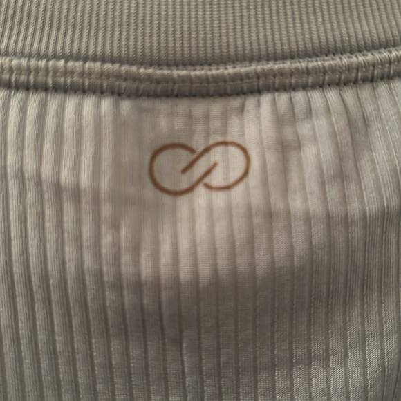 Calia Cornflower Blue Long Sleeve Ribbed Shirt - Picture 5 of 7